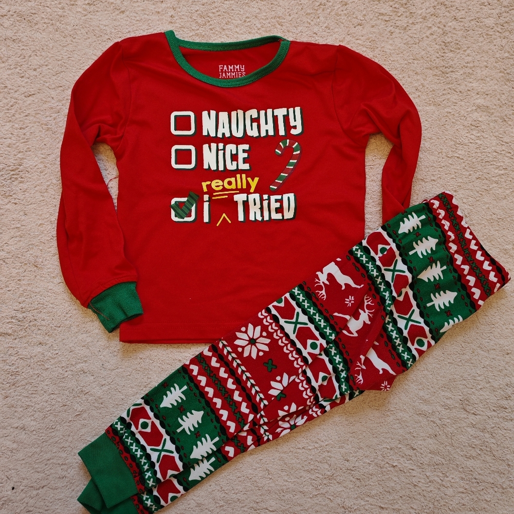 4/25 Fammy Jammies  Christmas Pyjamas 2PC 3t